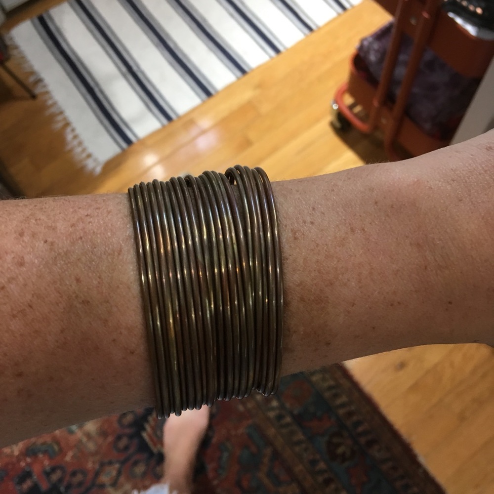 Brass/copper bracelet